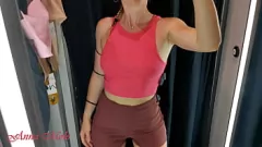 Play Anna Mole, the girl with the most perfect figure in the universe, shows off her small breasts and big white ass in public