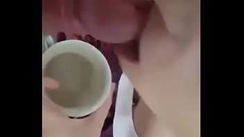 Play Brazilian who gives blowjob when drinking coffee