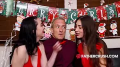Reproduzir Padrão Proibido de Natal de Stepdad com enteadas adolescentes